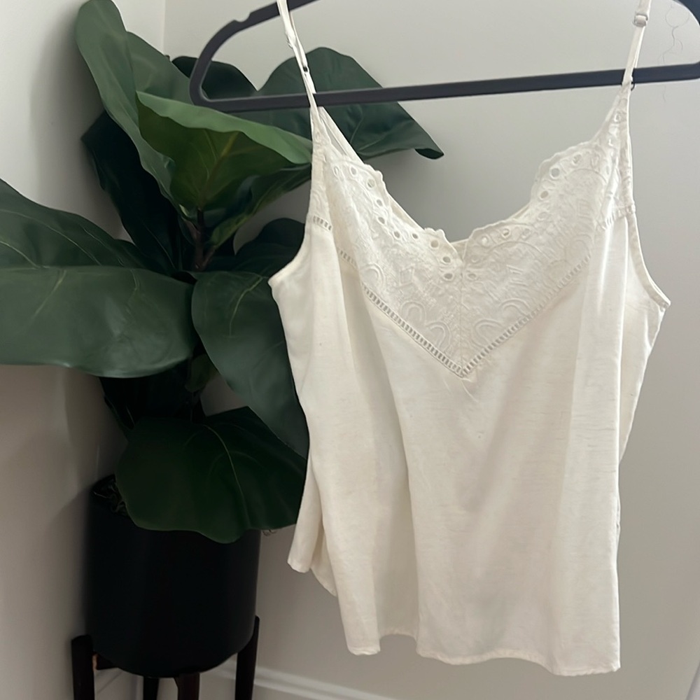 Linen perfect cream tank